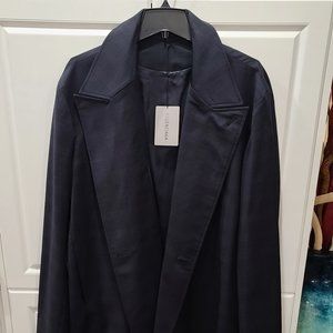 BALENCIAGA CHECK HIGH COLLAR JACKET (UNISEX)